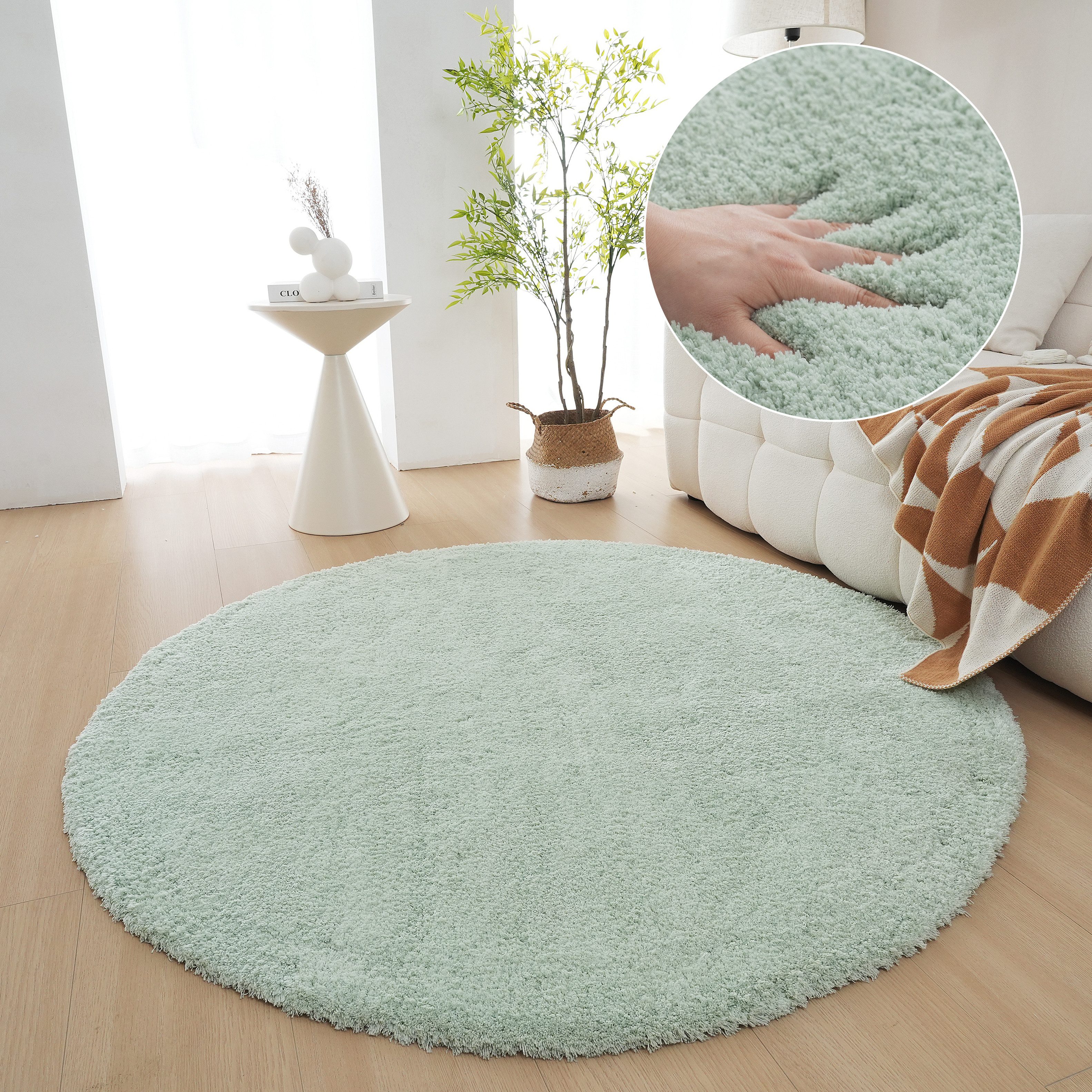 my home Hochflor-Teppich »Microfaser Teppich Magong, besonders weich, sehr günstig online kaufen