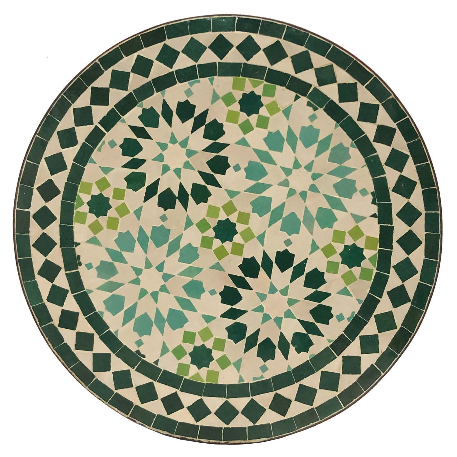 Casa Moro Beistelltisch Mosaik-Beistelltisch Ø45cm Ankabut günstig online kaufen