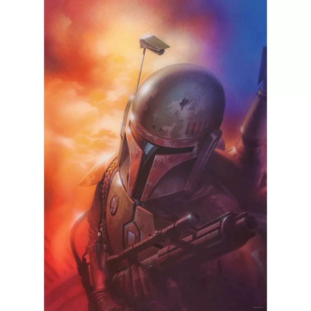 KOMAR Wandbild - Star Wars Classic Mandalorian - Größe: 50 x 70 cm mehrfarb günstig online kaufen