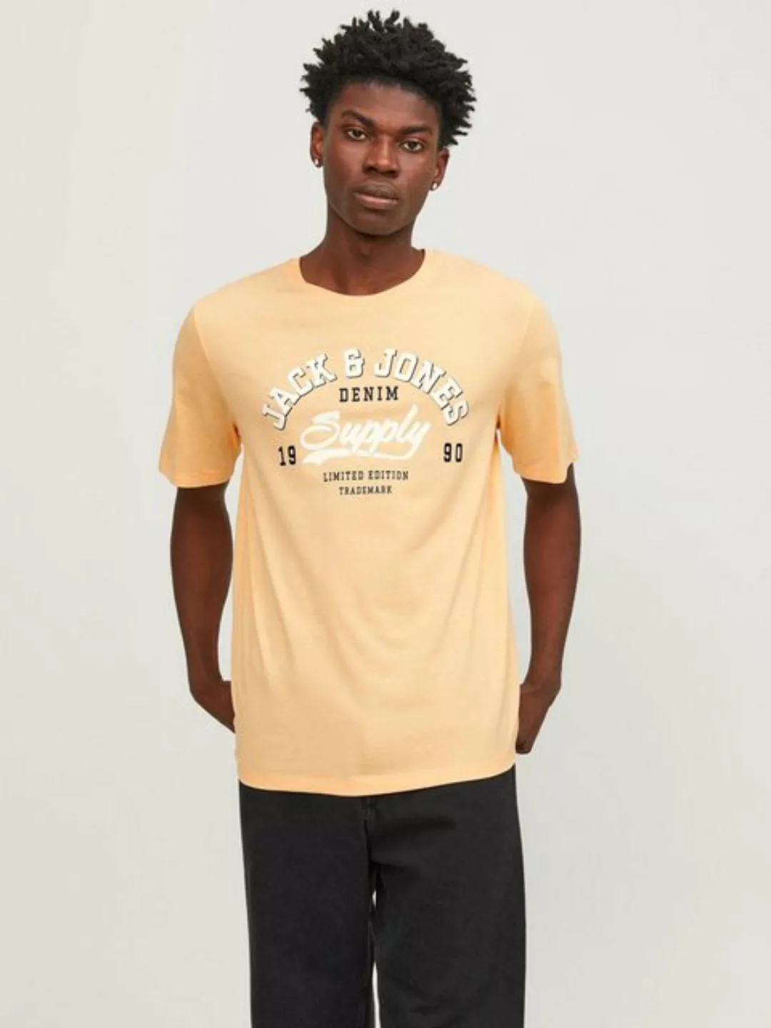 Jack & Jones Rundhalsshirt JJELOGO TEE SS O-NECK 2 COL SS24 SN günstig online kaufen