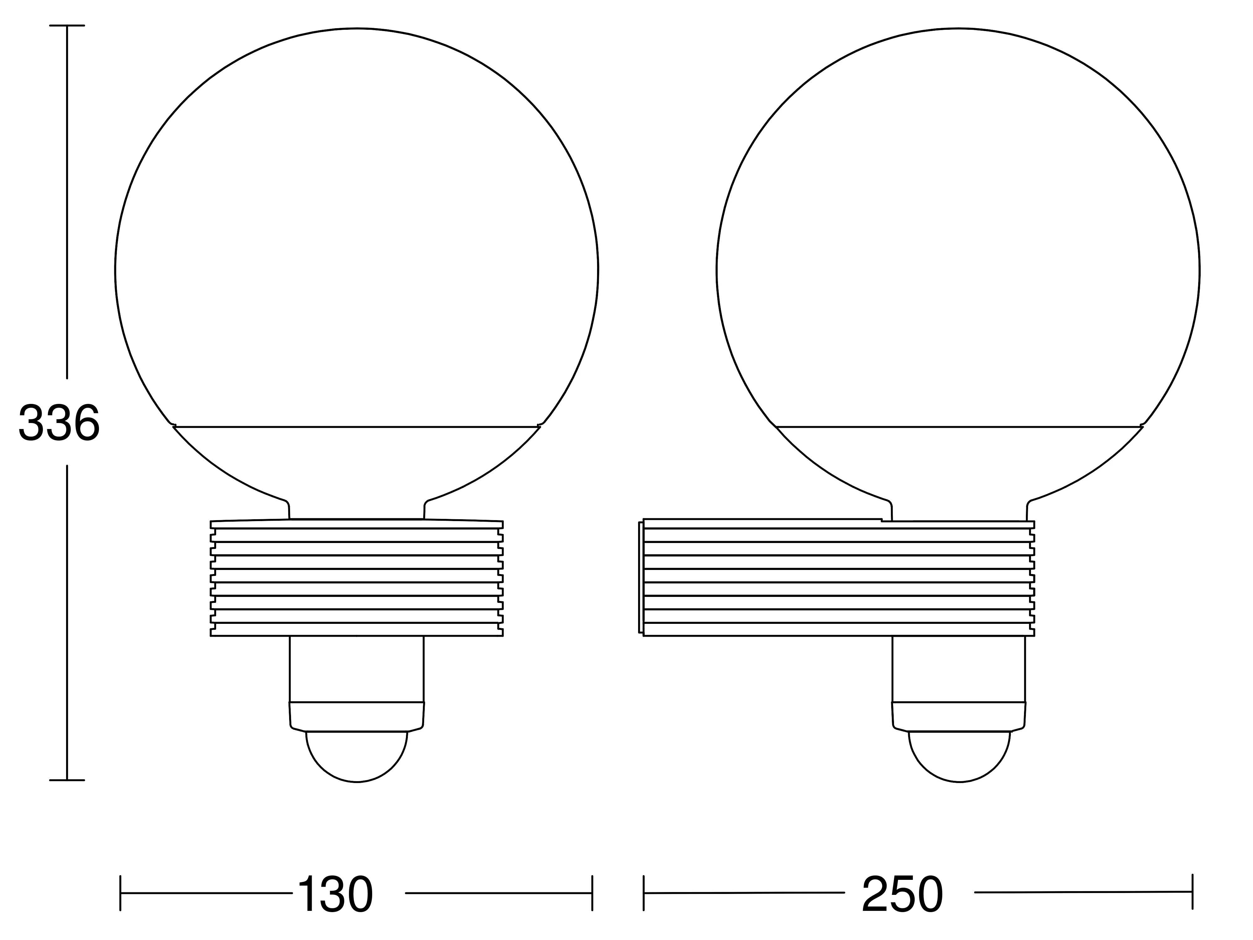 Steinel Sensor-Außenleuchte 250 x 215 336 mm L 400 S schwarz günstig online kaufen