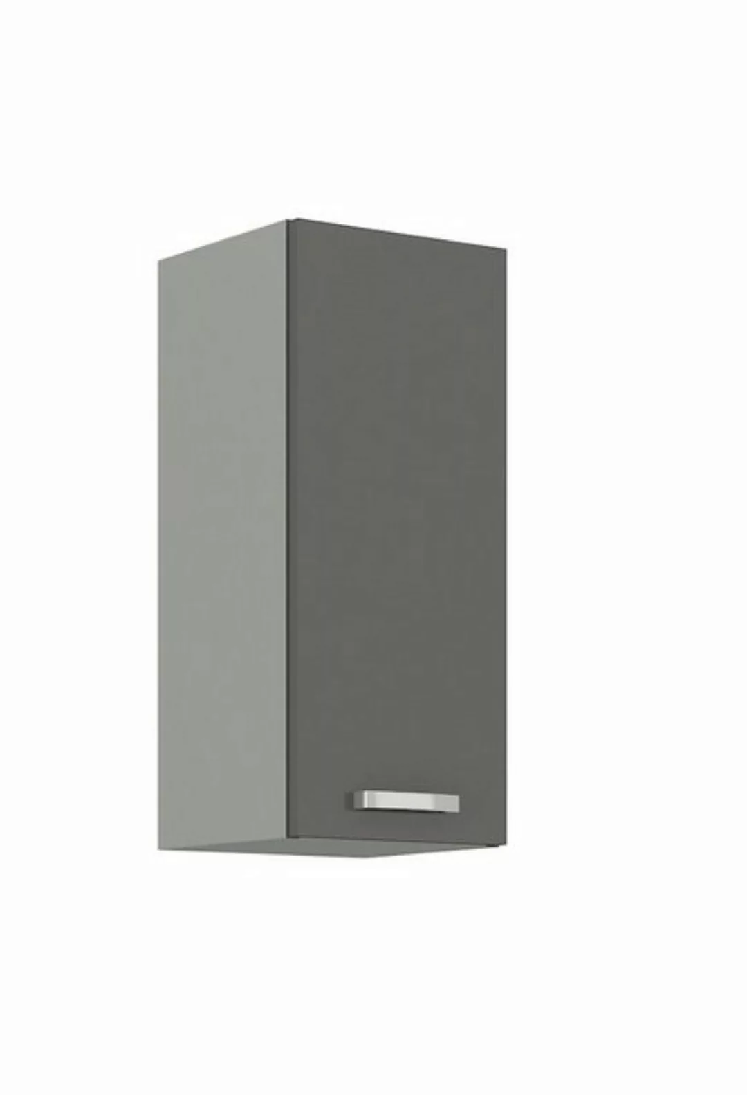 Küchen-Preisbombe Hängeschrank 30 cm Küche Bianca Grey Grau Hochglanz Küche günstig online kaufen