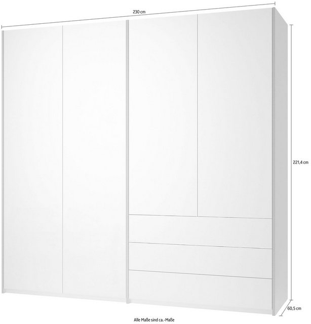 Müller SMALL LIVING Drehtürenschrank Modular Plus Variante 8 Inklusive 3 ge günstig online kaufen