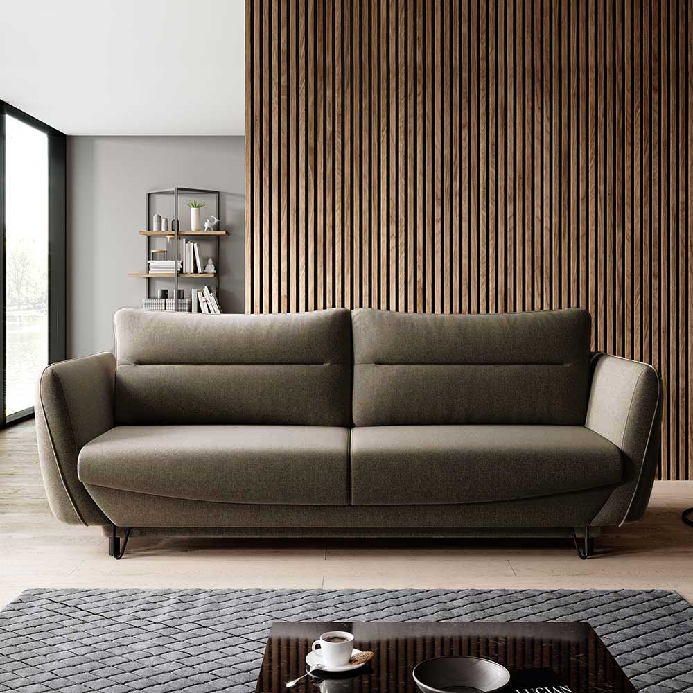 Sofa Dreisitzer Sofa mit Armlehnen in modernem Design günstig online kaufen