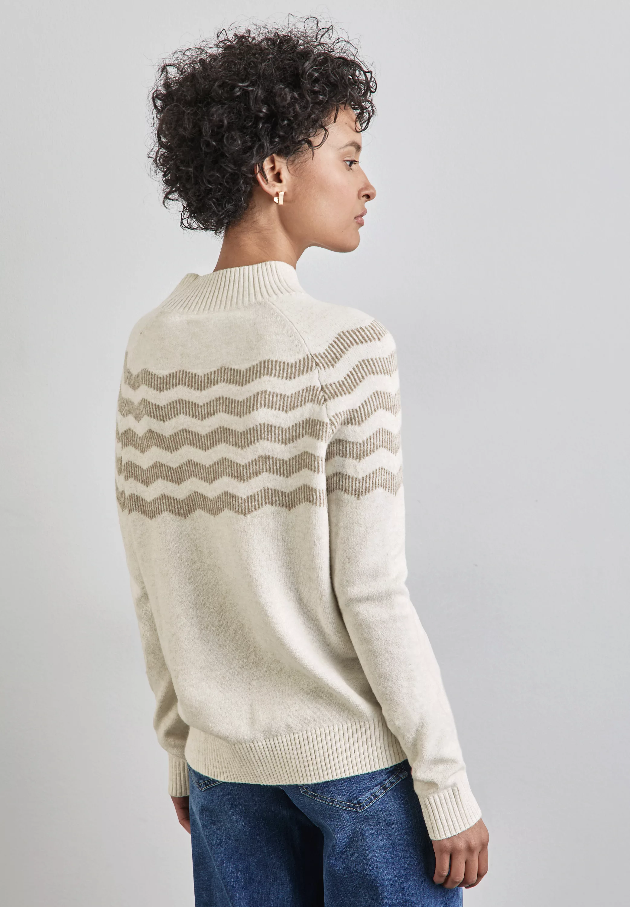 STREET ONE Strickpullover, mit Stehkragen günstig online kaufen