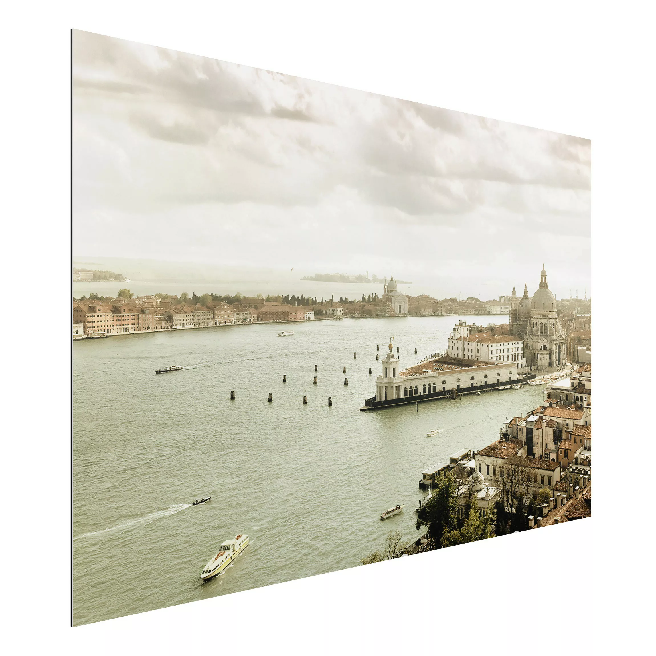 Alu-Dibond Bild Architekur & Skyline - Querformat 3:2 Lagune von Venedig günstig online kaufen