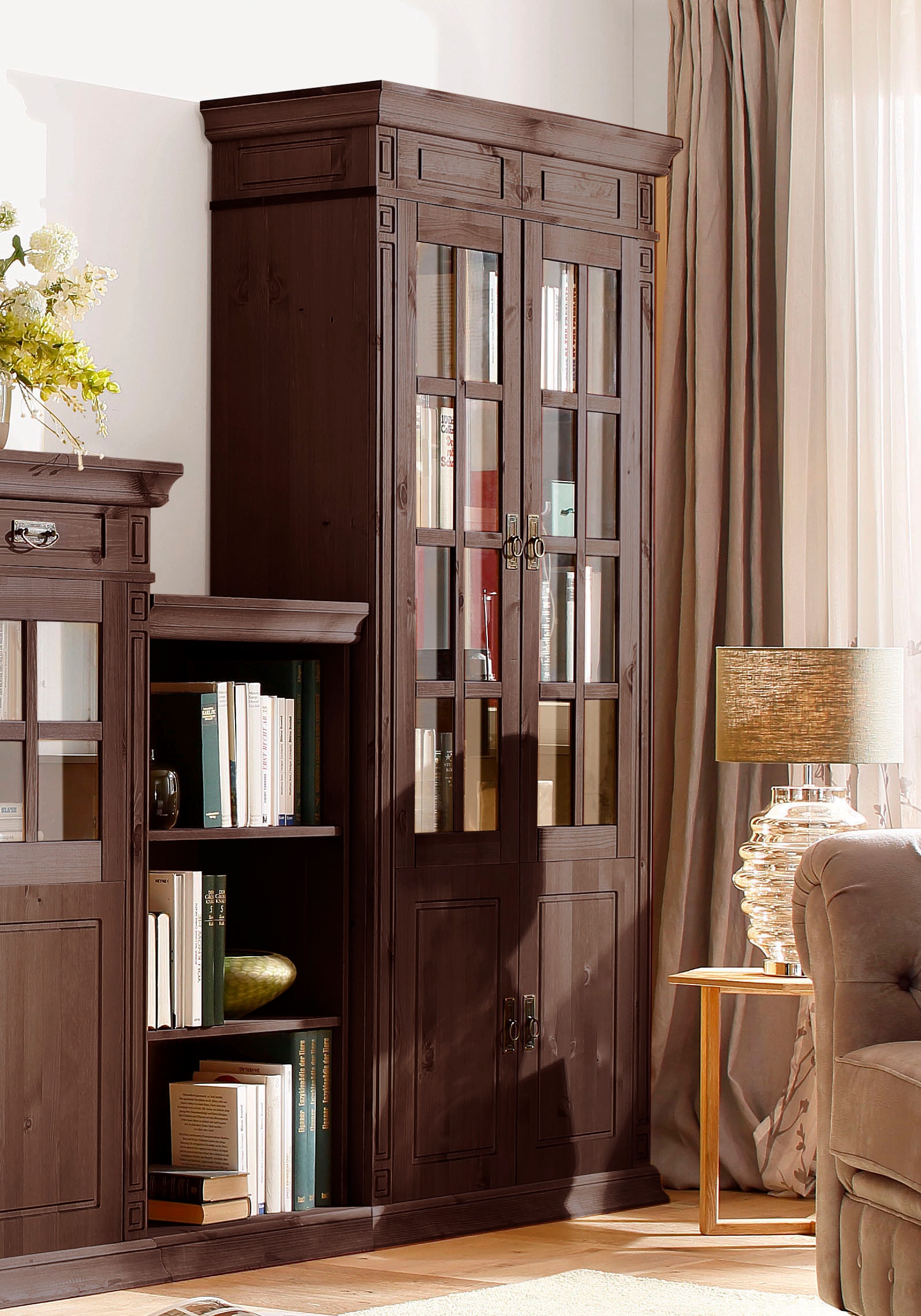 Home affaire Vitrine "Vinales", Höhe 196 cm günstig online kaufen