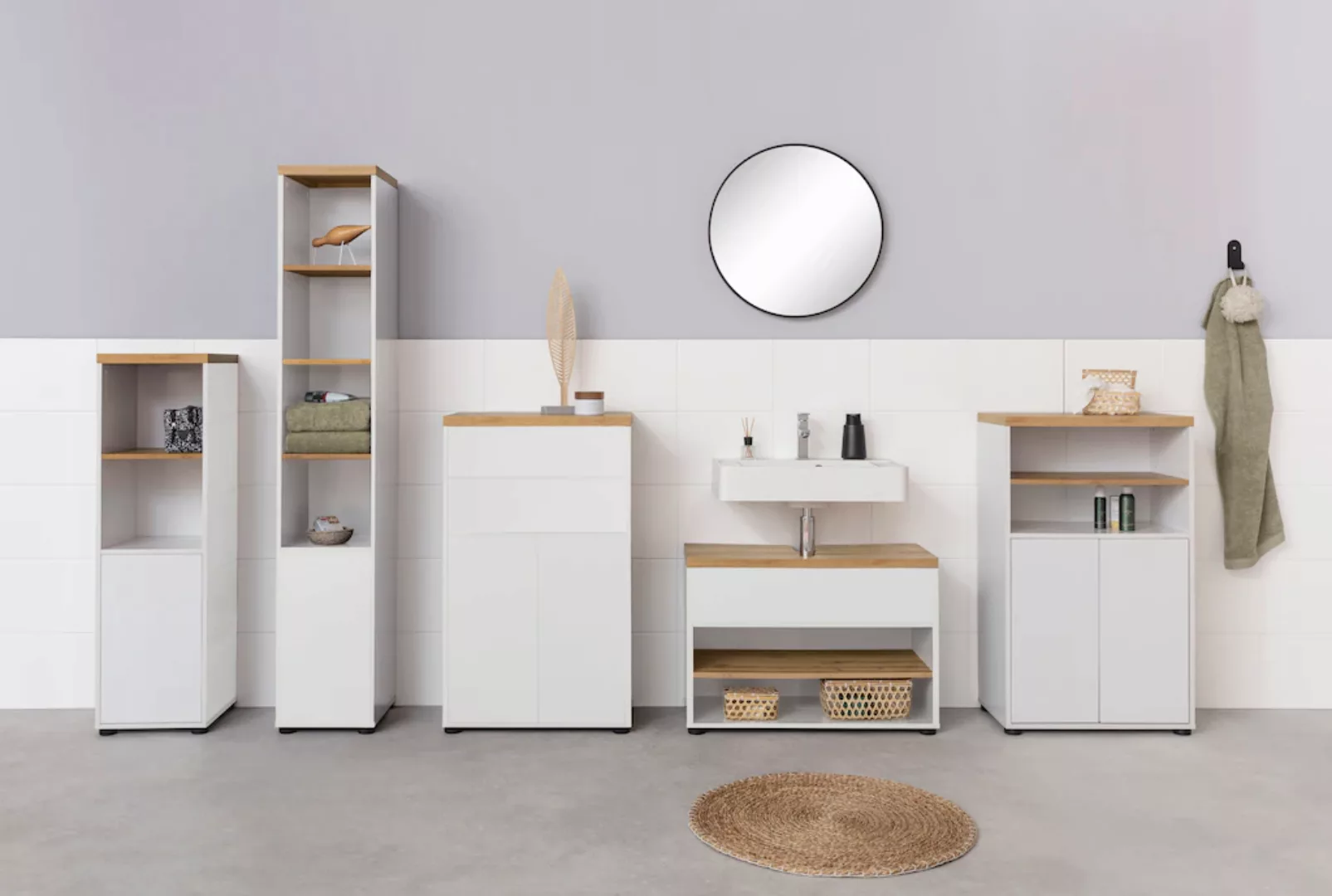 Places of Style Midischrank "Thessa", mit Push-to-open Funktion, BxH: 60 x günstig online kaufen