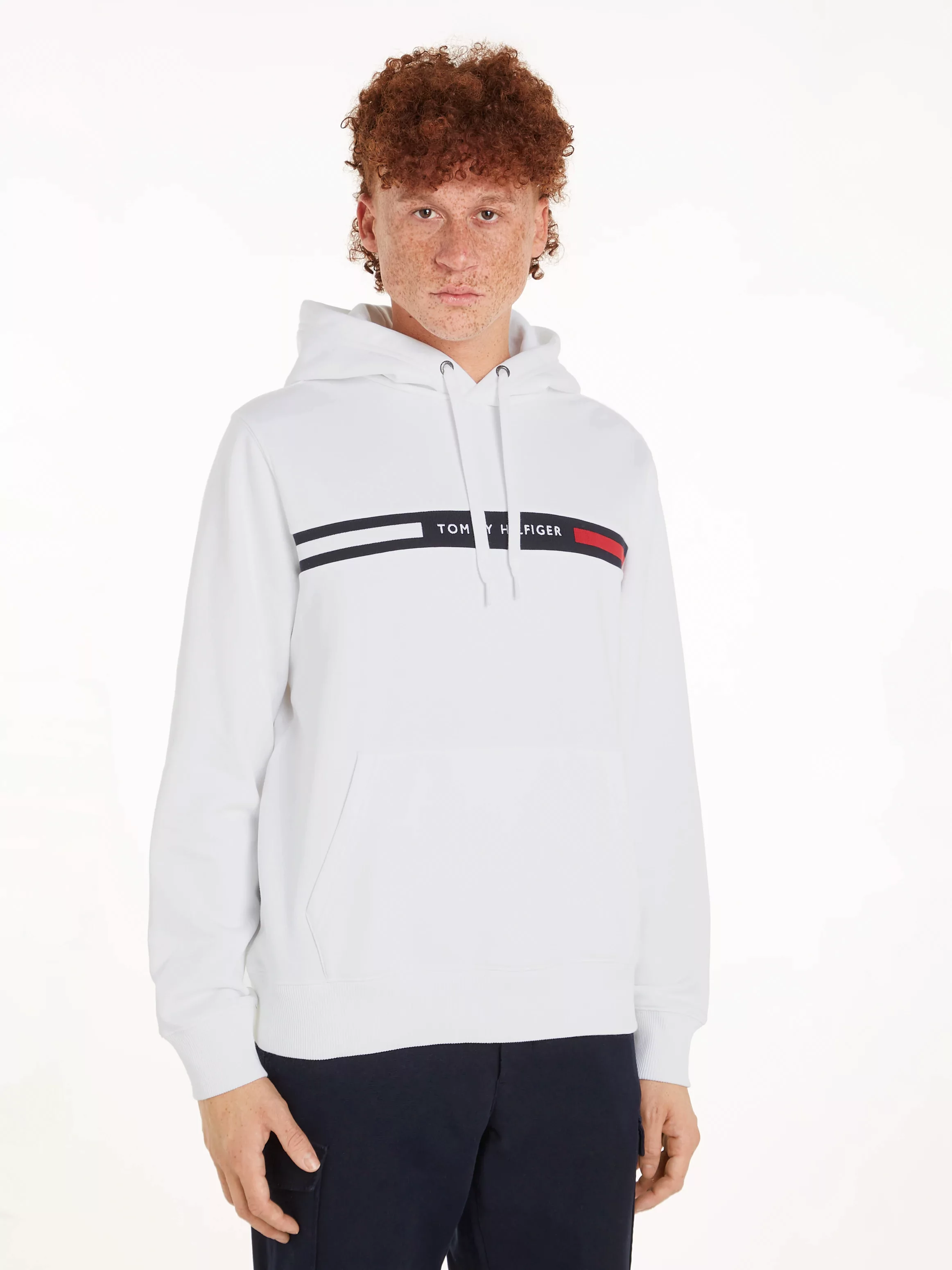 Tommy Hilfiger Kapuzensweatshirt HILFIGER CHEST INSERT HOODY mit Kapuze, Kä günstig online kaufen