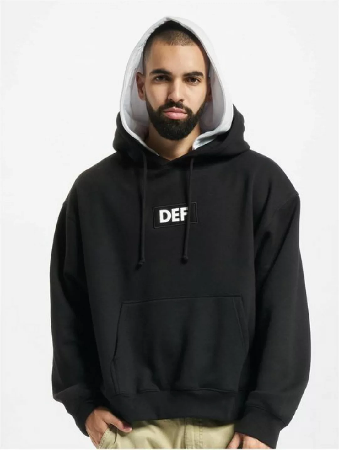 DEF Kapuzensweatshirt DEF Herren Double Hoody (1-tlg) günstig online kaufen