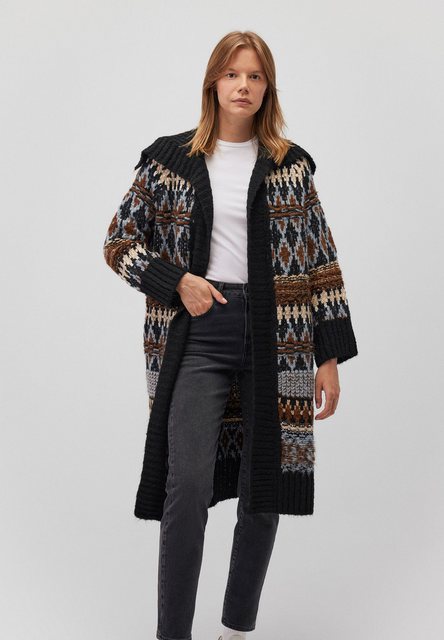 Mavi Cardigan Strickjacke Oversized Langarm Eingrifftaschen 8019 in Schwarz günstig online kaufen