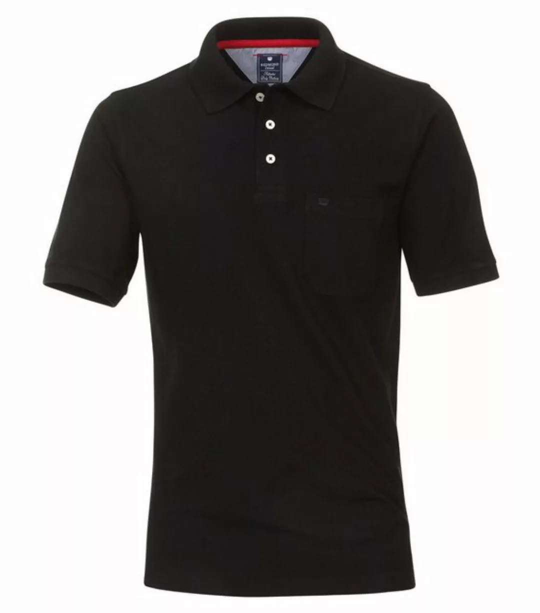 Redmond Langarm-Poloshirt Piqué Polo-Shirt günstig online kaufen