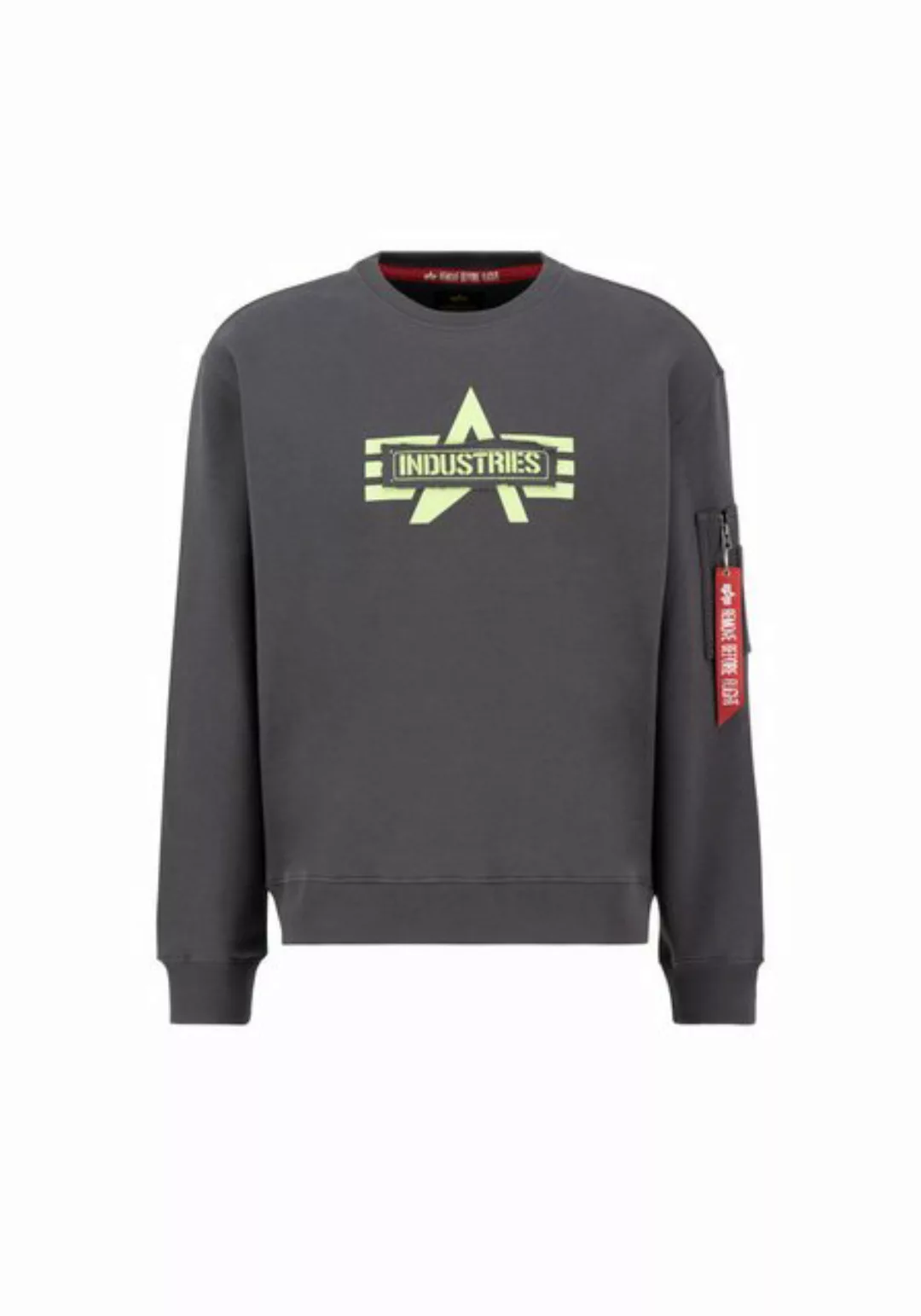 Alpha Industries Sweater Alpha Industries Men - Sweatshirts Logo Edge Crewn günstig online kaufen