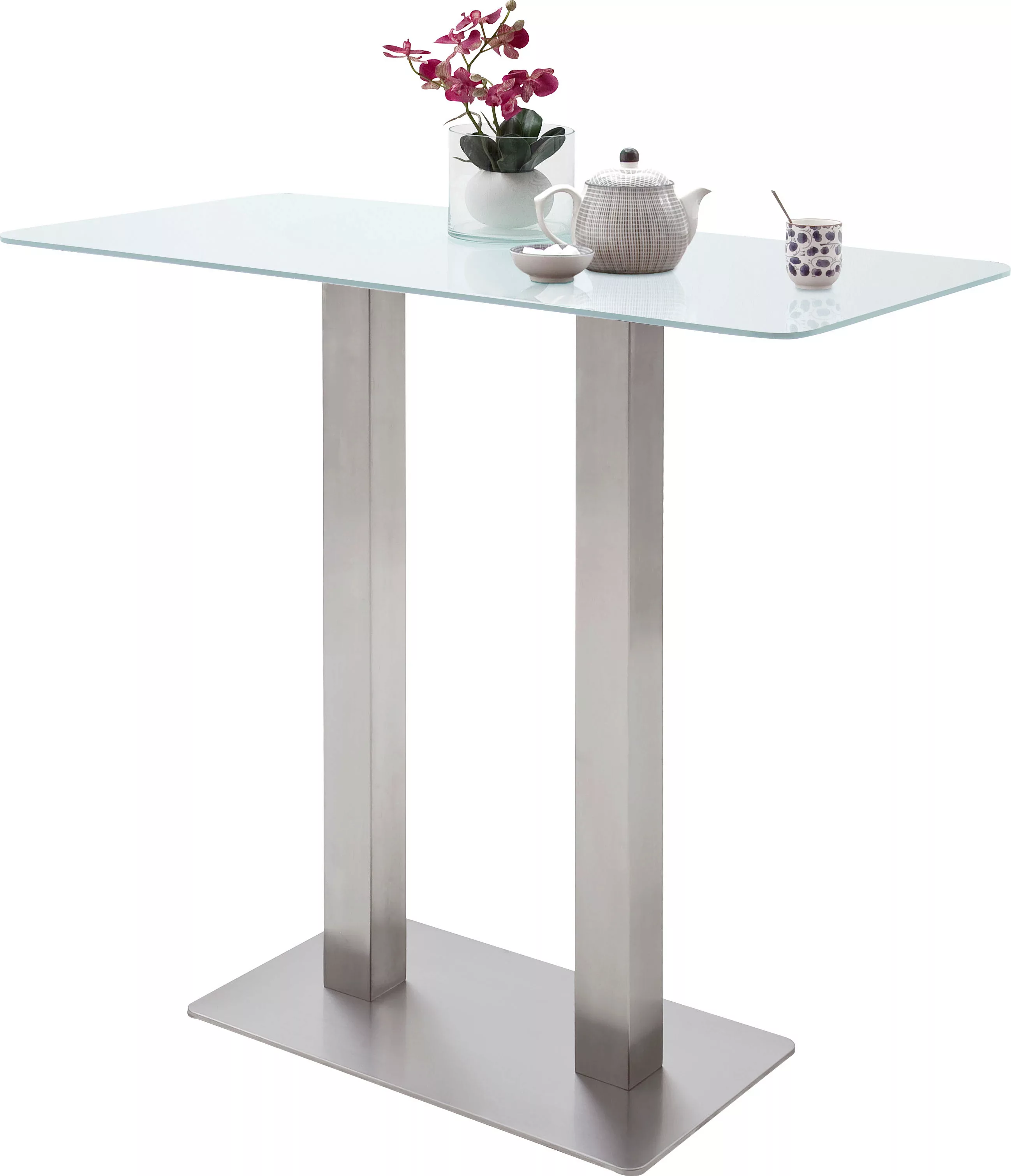 MCA furniture Bartisch »Zarina«, Bartisch mit Glaskeramik Tischplatte mit E günstig online kaufen