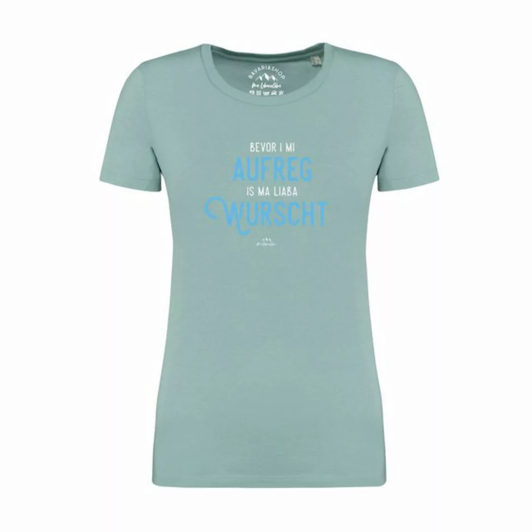 Bavariashop T-Shirt Damen T-Shirt "Bevor i mi aufreg... günstig online kaufen