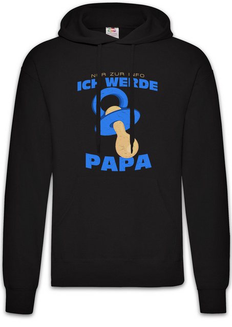 Urban Backwoods Hoodie Nur Zur Info ich Werde Papa Herren Hoodie Papi Vater günstig online kaufen