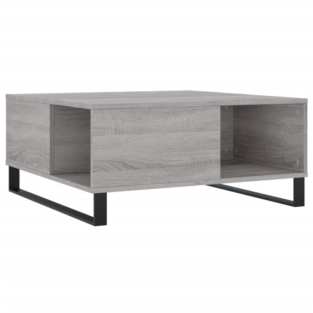 vidaXL Couchtisch Couchtisch Grau Sonoma 80x80x36,5 günstig online kaufen