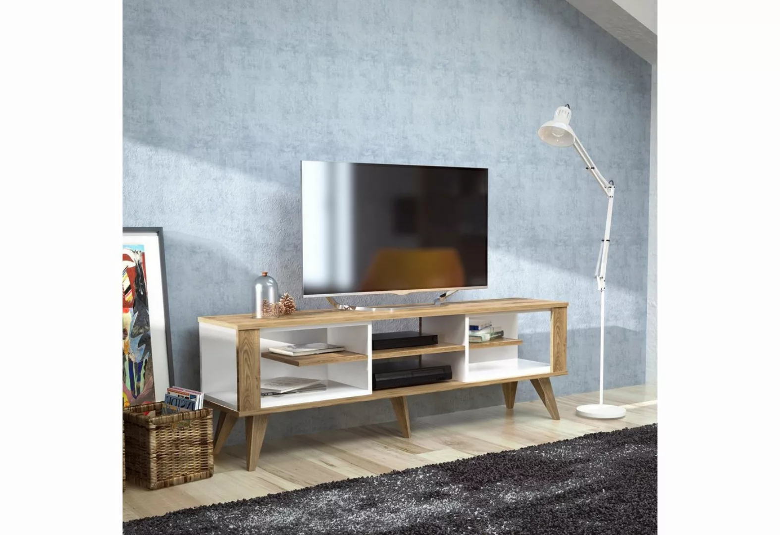 Skye Decor TV-Schrank Schränke, 52,5x160x35 cm, 100% Melaminbeschichtete Pa günstig online kaufen