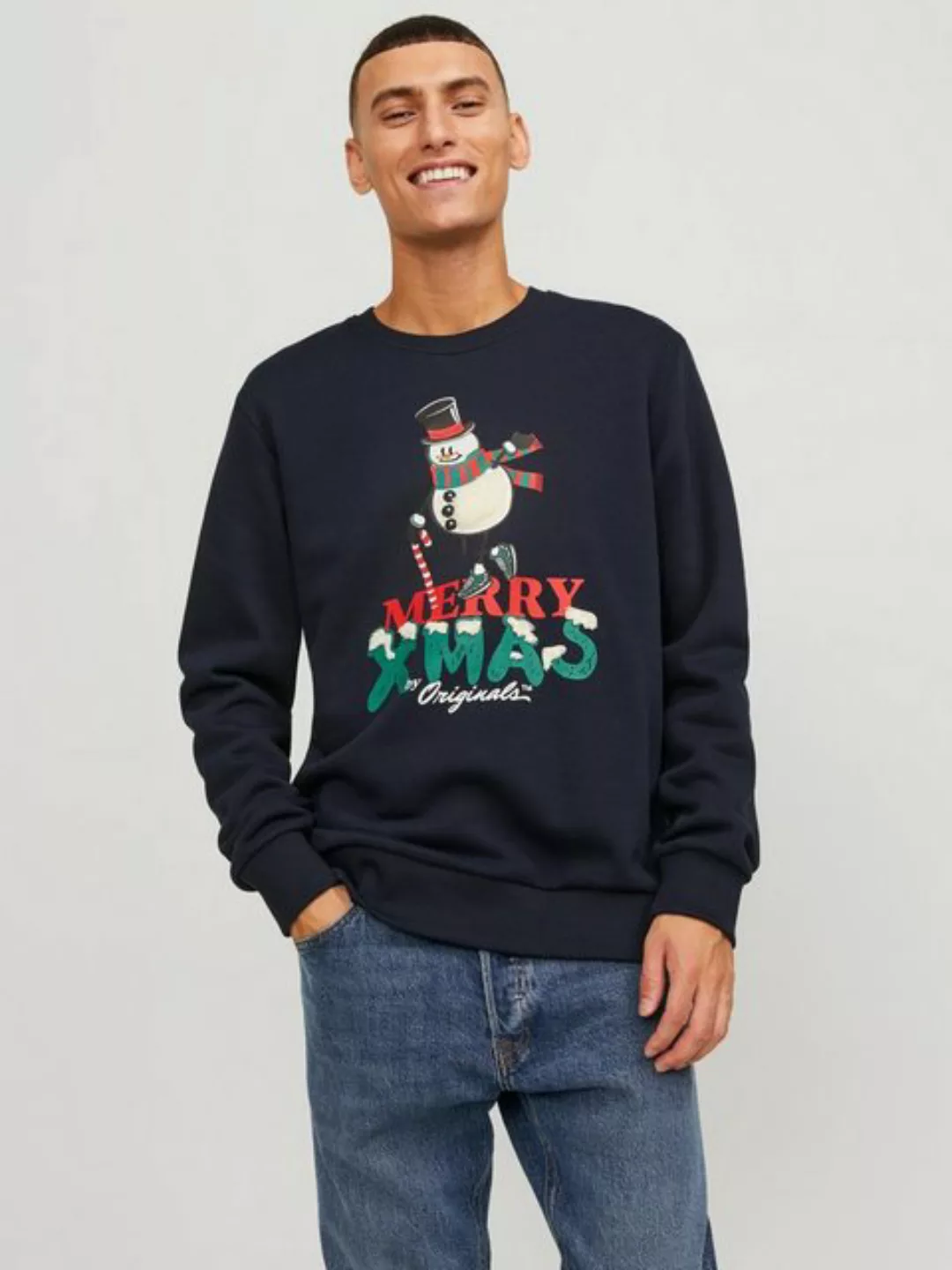 Jack & Jones Sweatshirt JORXMAS SWEAT CREW NECK XMAS günstig online kaufen