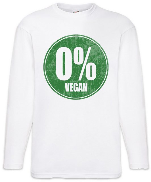 Urban Backwoods Langarmshirt 0% Vegan Langarm T-Shirt No Not Anti Meat Flei günstig online kaufen