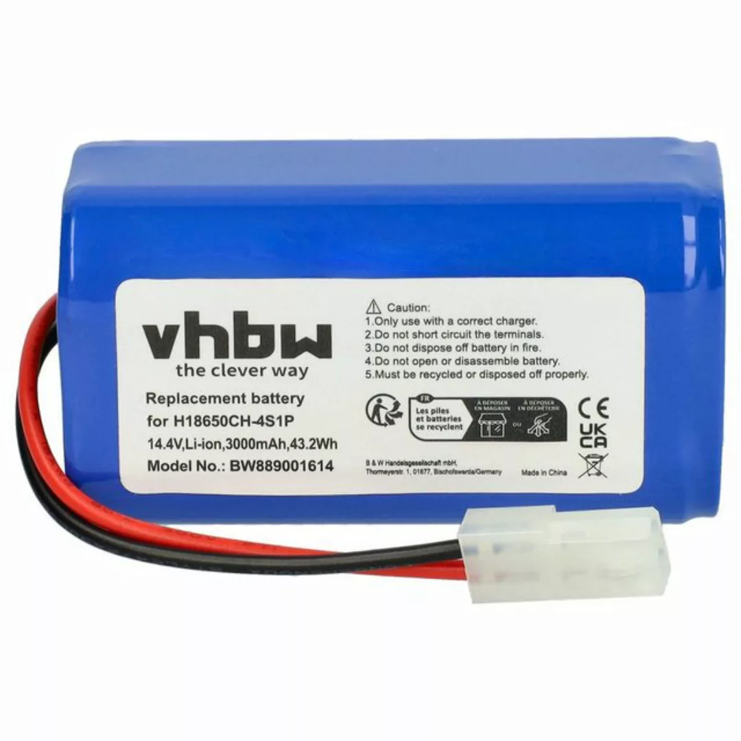 vhbw Ersatz für Xiaomi H18650CH-4S1P für Saugroboter (3000 mAh, 14,4 V, Sta günstig online kaufen