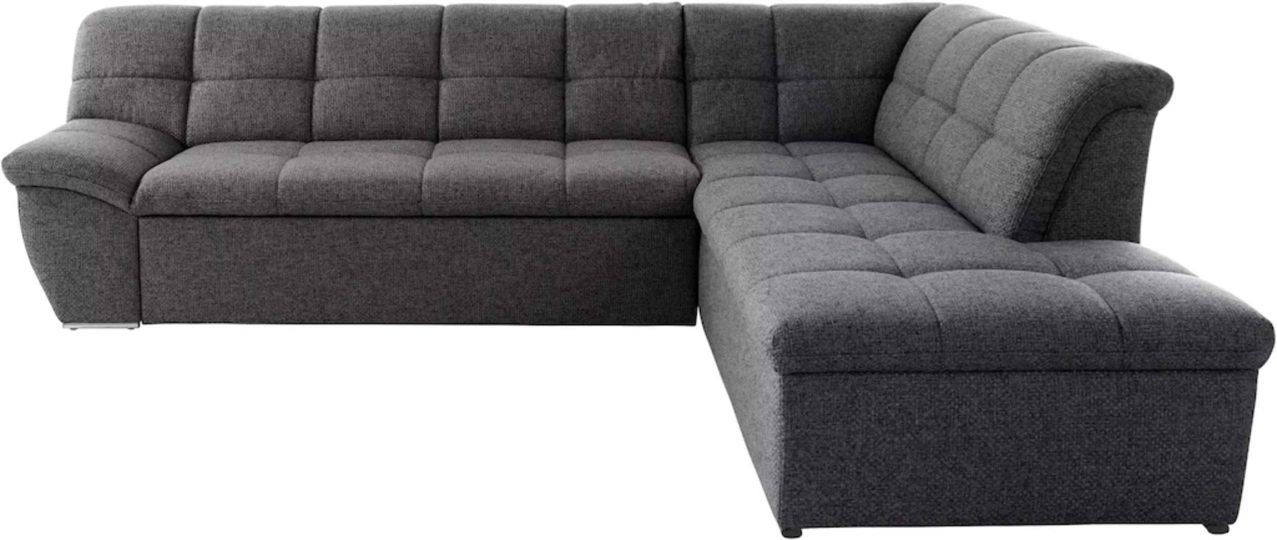 DOMO collection Ecksofa »Lagoa, moderne Sitzheftung, bequem und komfortabel günstig online kaufen