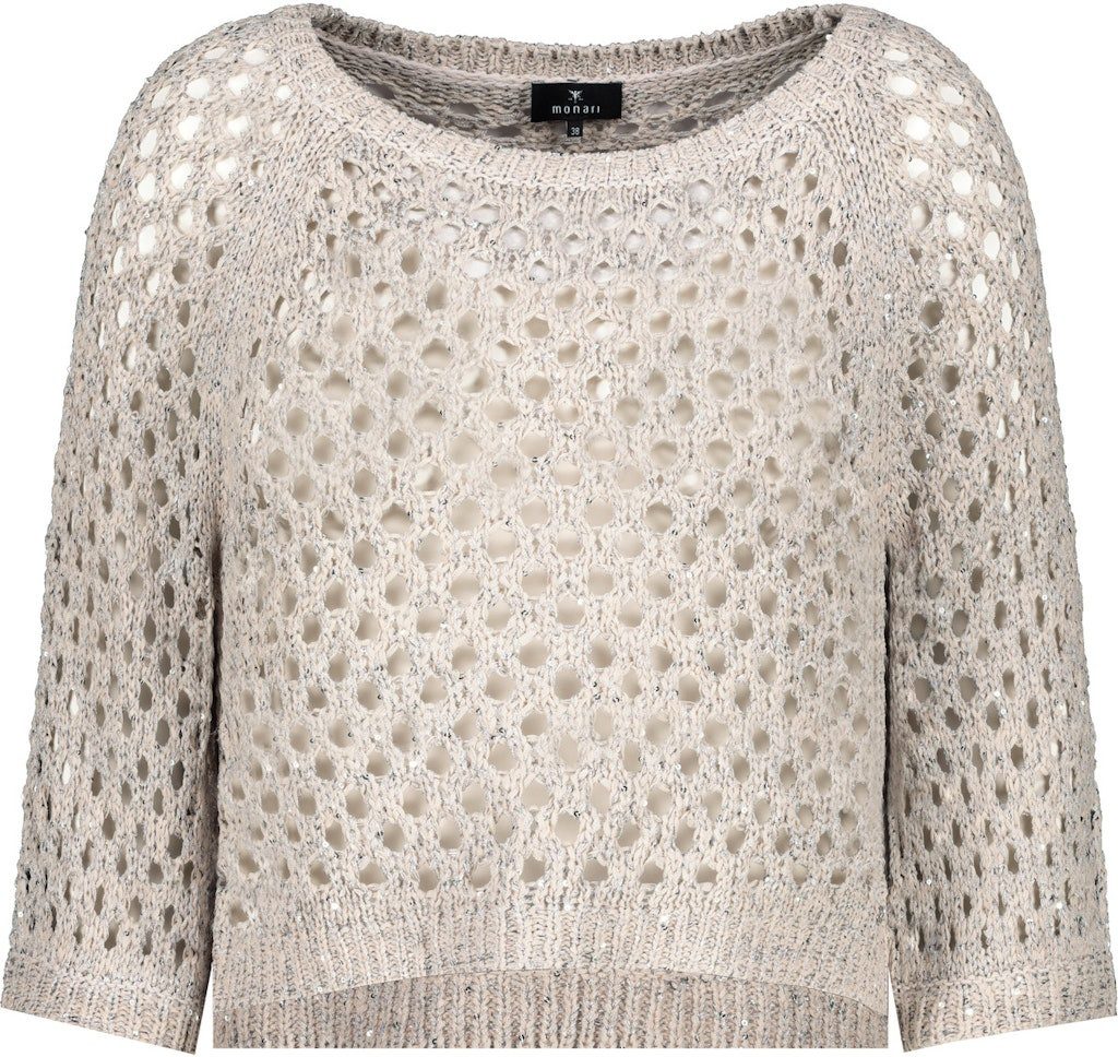 Monari Rundhalspullover günstig online kaufen