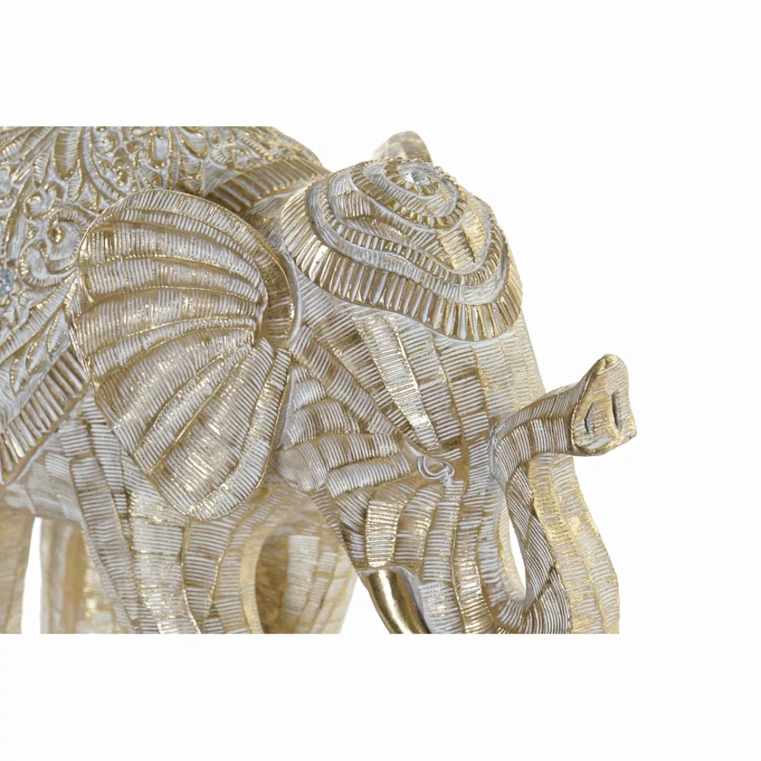 Deko-figur Dkd Home Decor Harz Elefant (27.5 X 13.5 X 21 Cm) günstig online kaufen