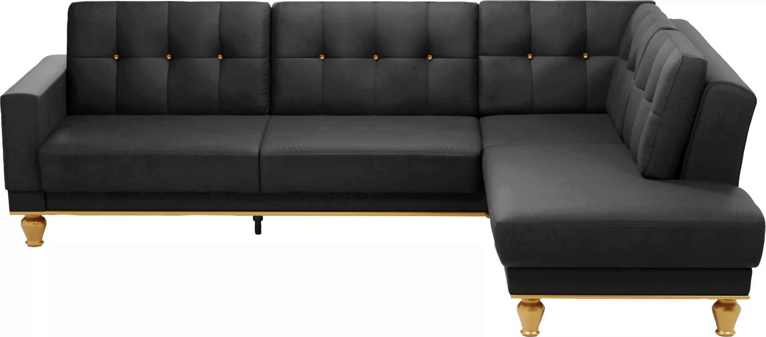 sit&more Ecksofa Orient 5 L-Form, mit Strass-Stein, wahlweise mit Bettfunkt günstig online kaufen