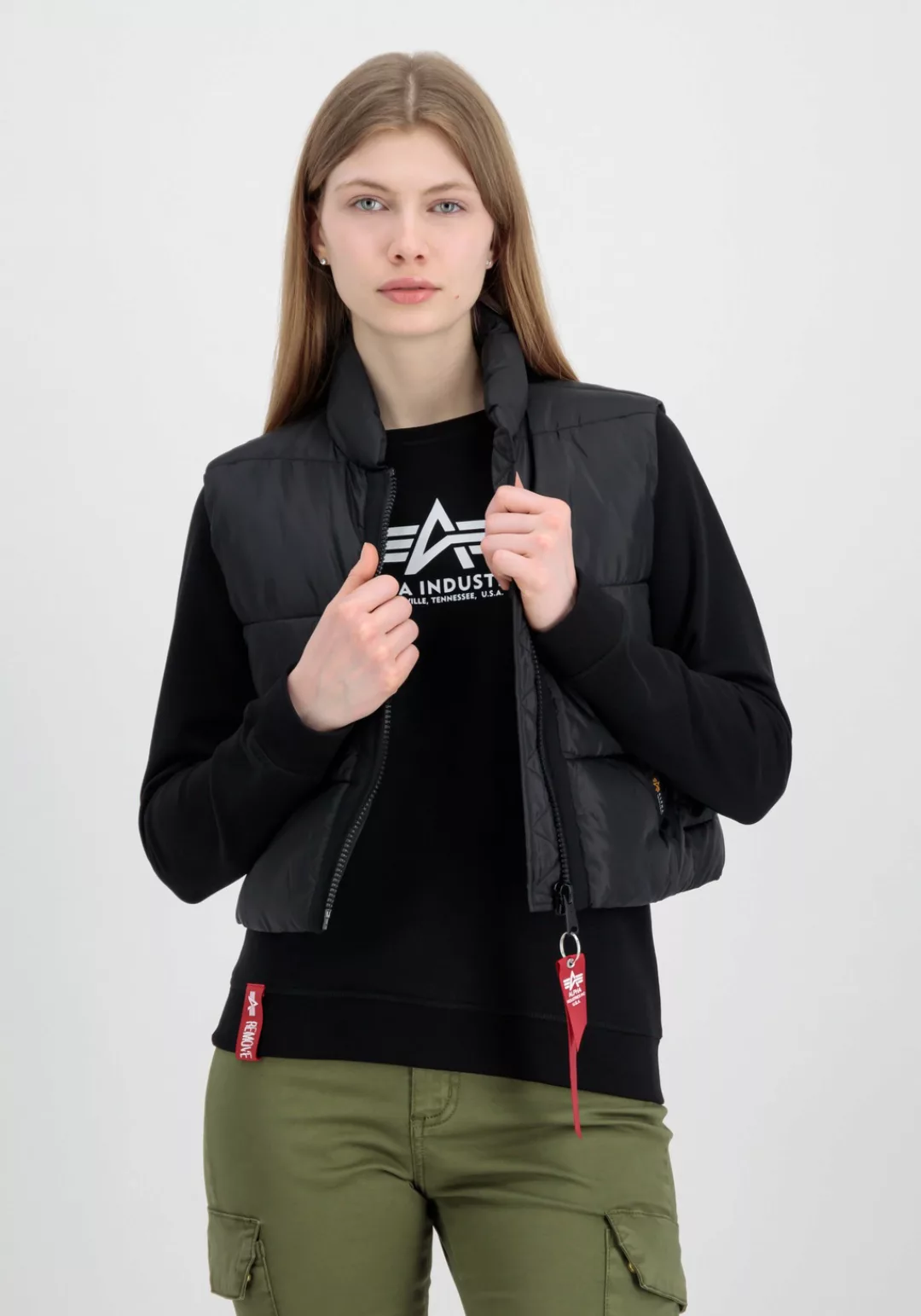Alpha Industries Blouson "ALPHA INDUSTRIES Women - Vests Puffer Vest Croppe günstig online kaufen