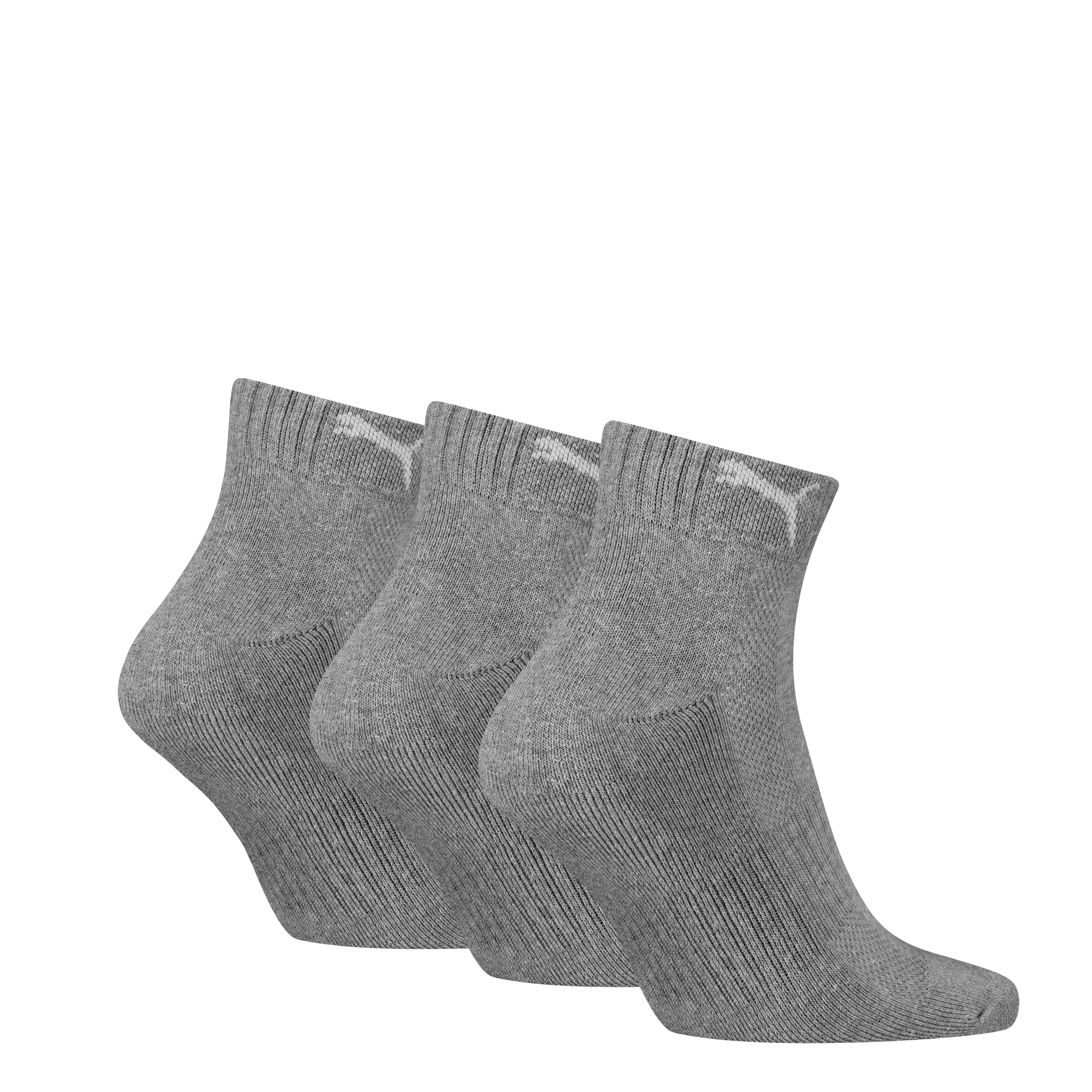 PUMA Kurzsocken "PUMA UNISEX CUSHIONED QUARTER 3P", (3 Paar), Mit Logo-Ripp günstig online kaufen