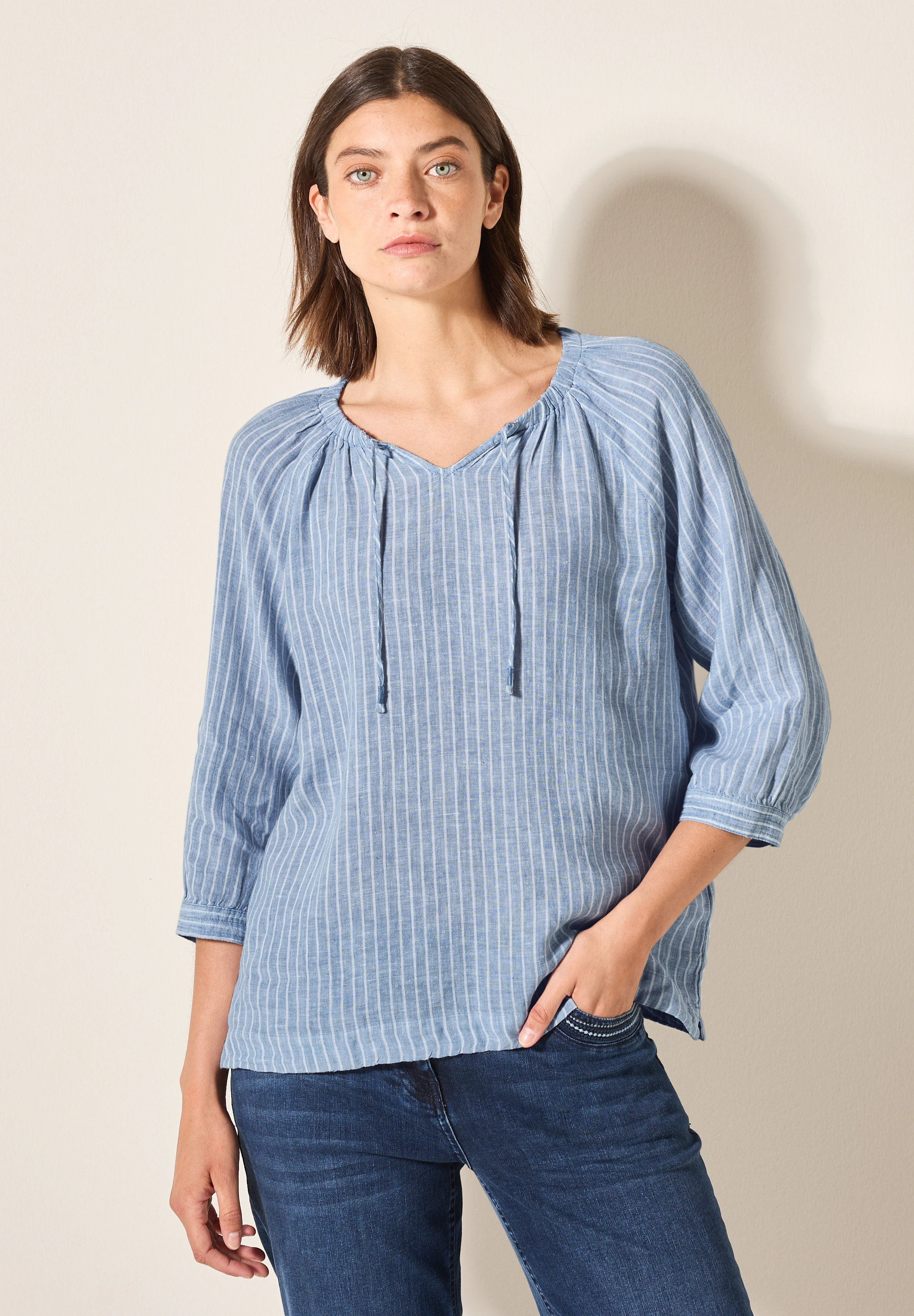 Cecil Klassische Bluse, mit 3/4 Ärmeln günstig online kaufen