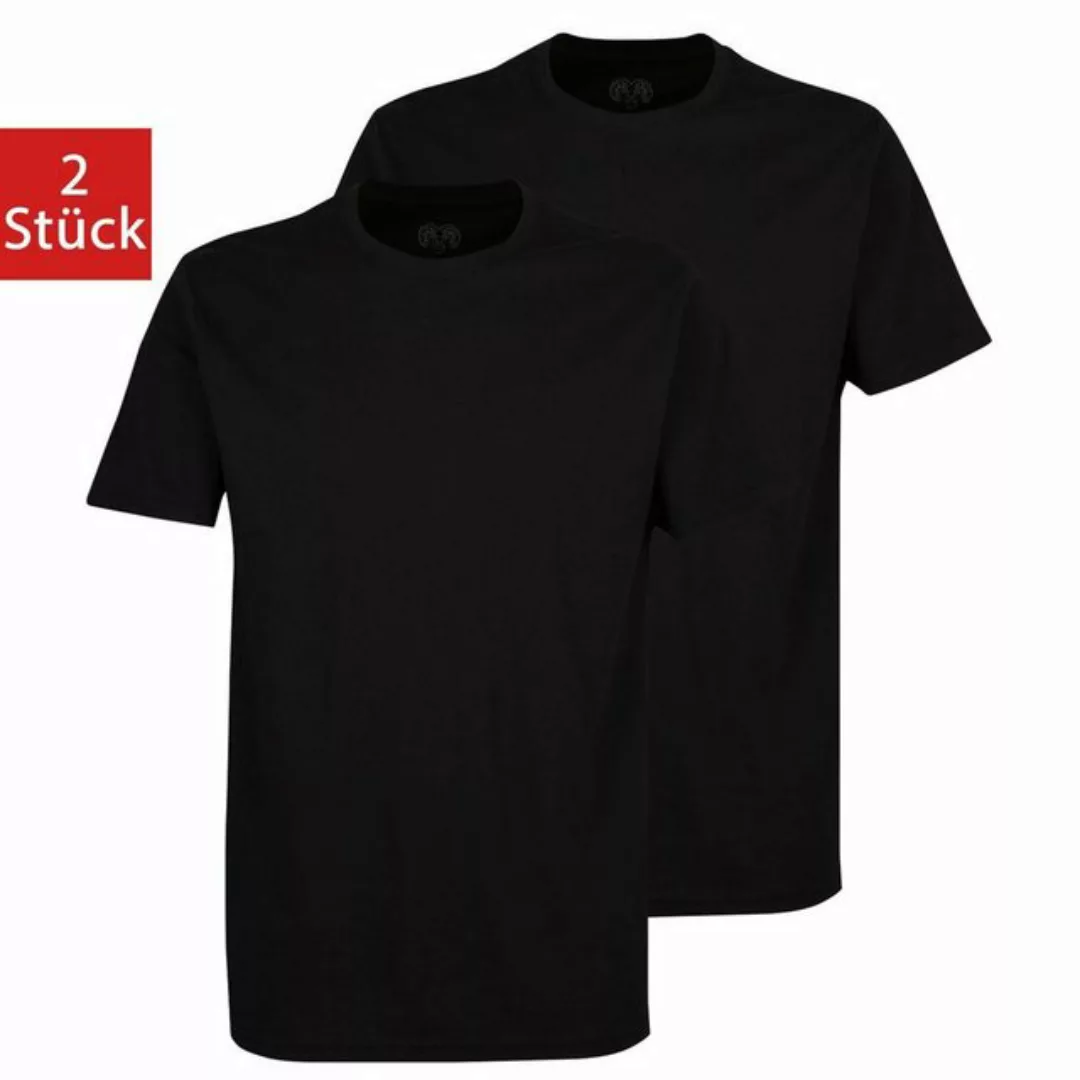CECEBA T-Shirt Pure Cotton (2-tlg) Rundhalsausschnitt, kurzarm, uni, im 2er günstig online kaufen