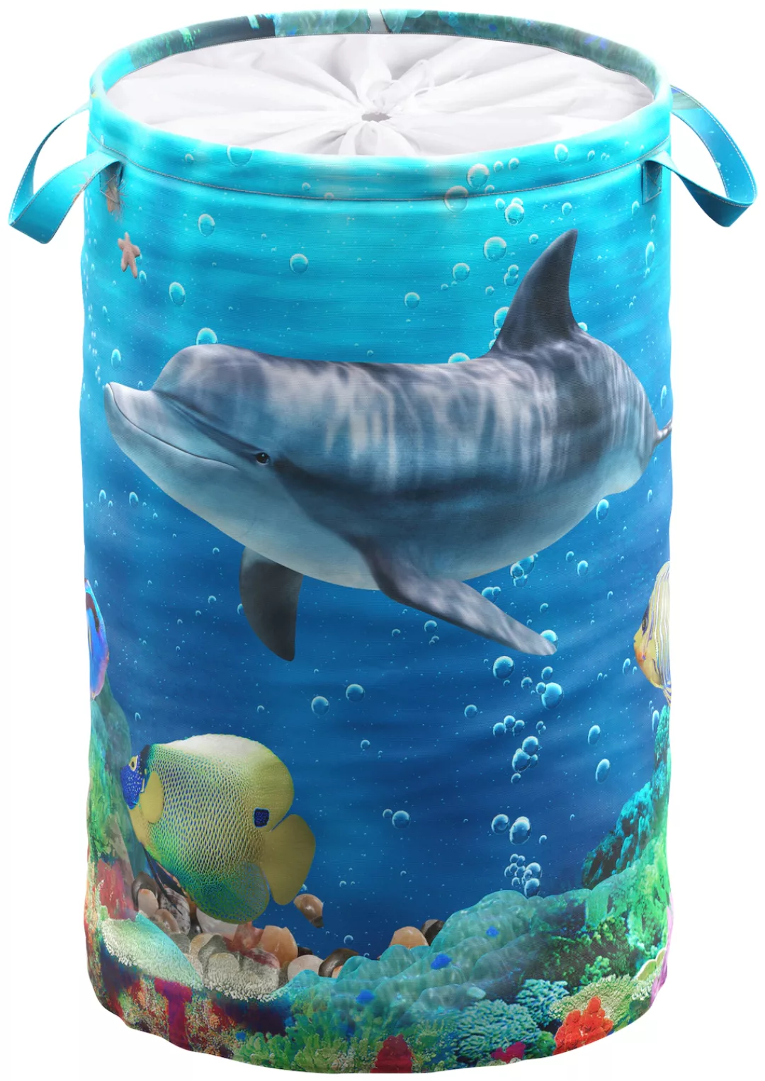 Sanilo Wäschekorb "Delphin Korallen" günstig online kaufen