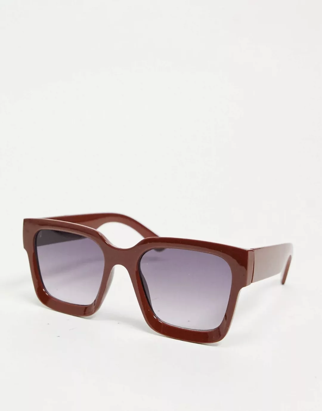 ASOS DESIGN – Klobige Sonnenbrille aus recyceltem Material mit abgeschrägte günstig online kaufen