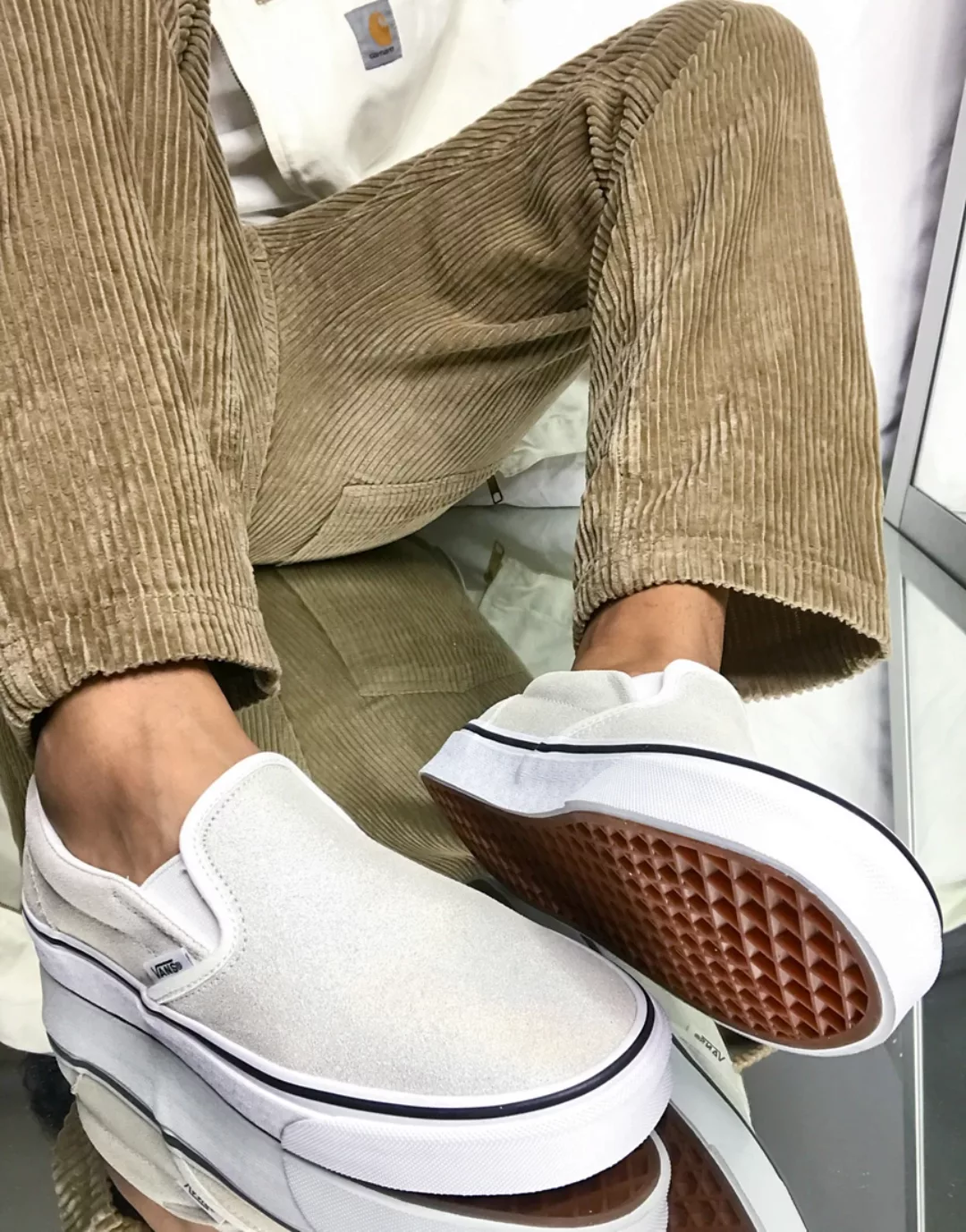 Vans – UA Classic – Sneaker zum Hineinschlüpfen aus Wildleder in schimmernd günstig online kaufen