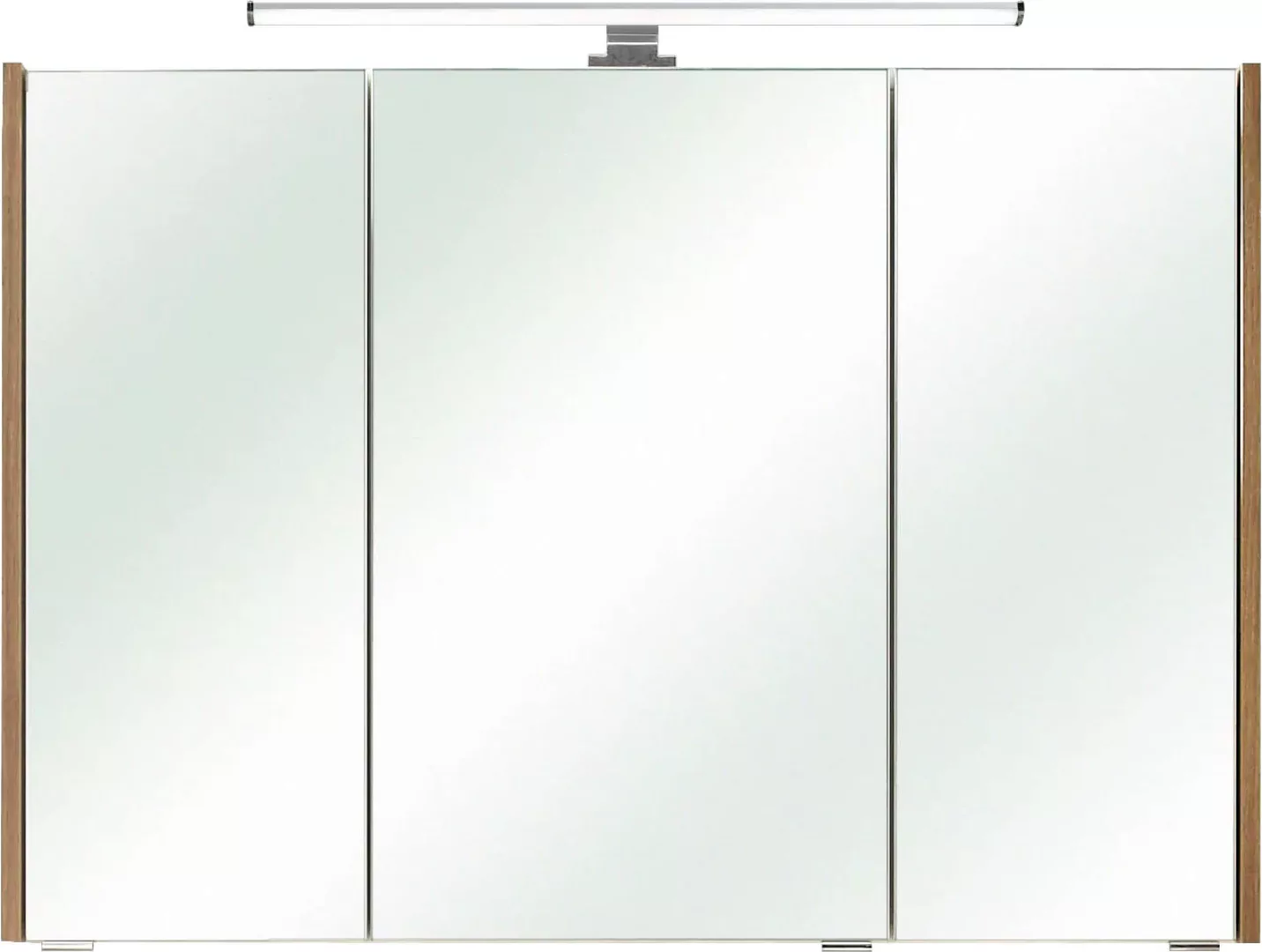 Saphir Spiegelschrank "Quickset 362 Badschrank, 3 Spiegeltüren, 6 Einlegebö günstig online kaufen