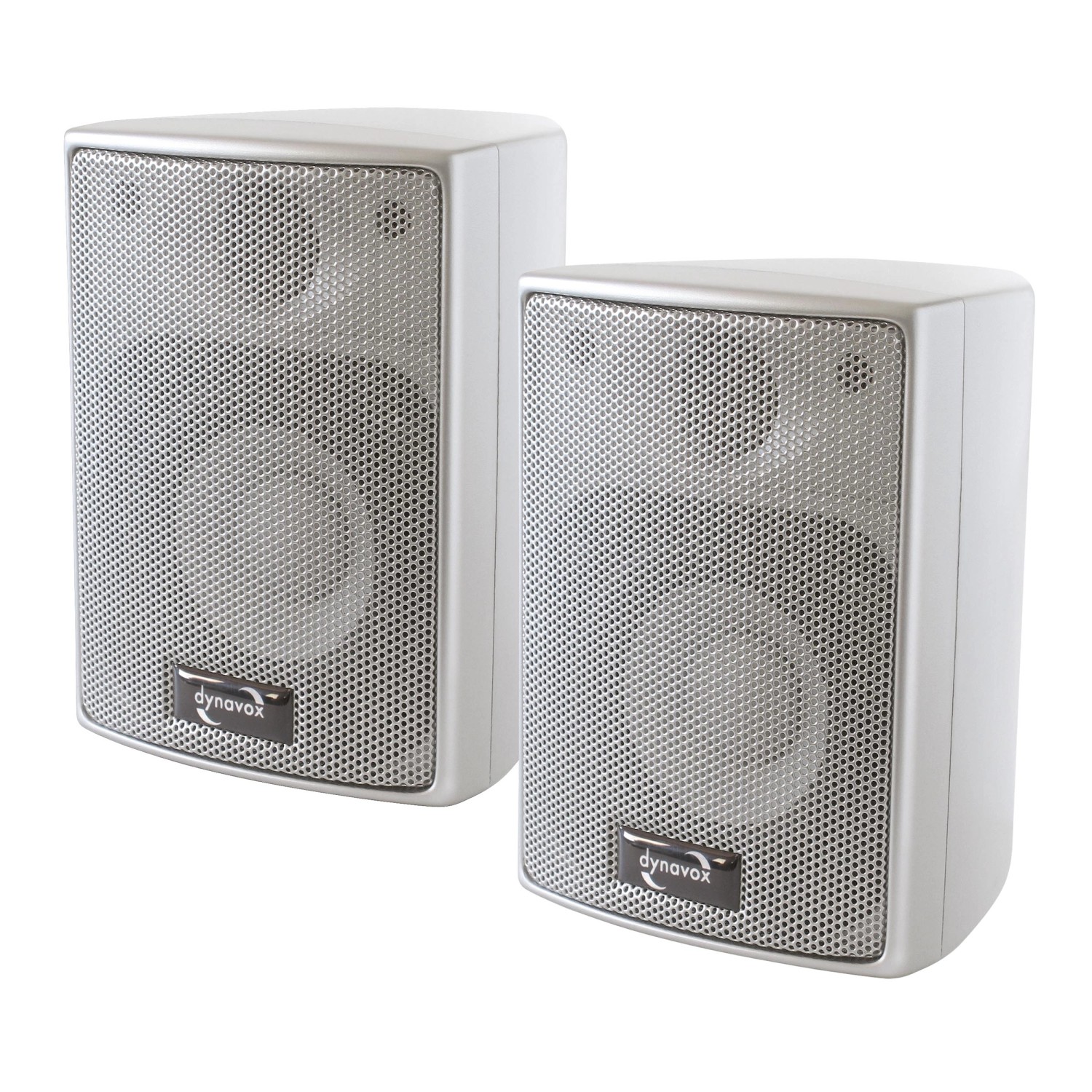 Dynavox AS-301 Miniboxen Lautsprecher Silber Paarpreis günstig online kaufen