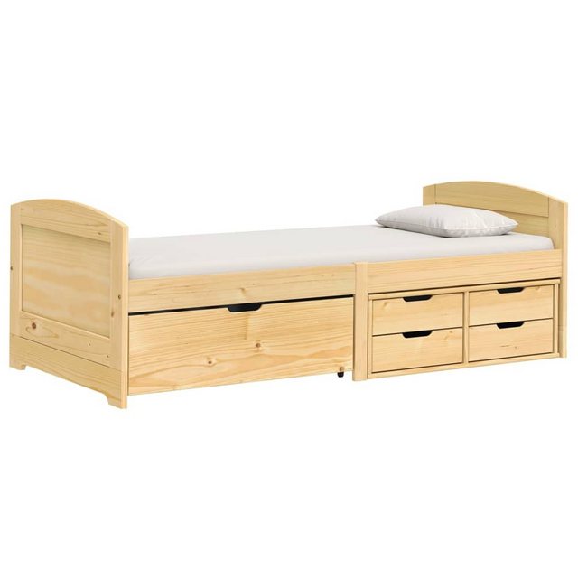 furnicato Bett Tagesbett mit 5 Schubladen IRUN 90x200 cm Massivholz Kiefer günstig online kaufen