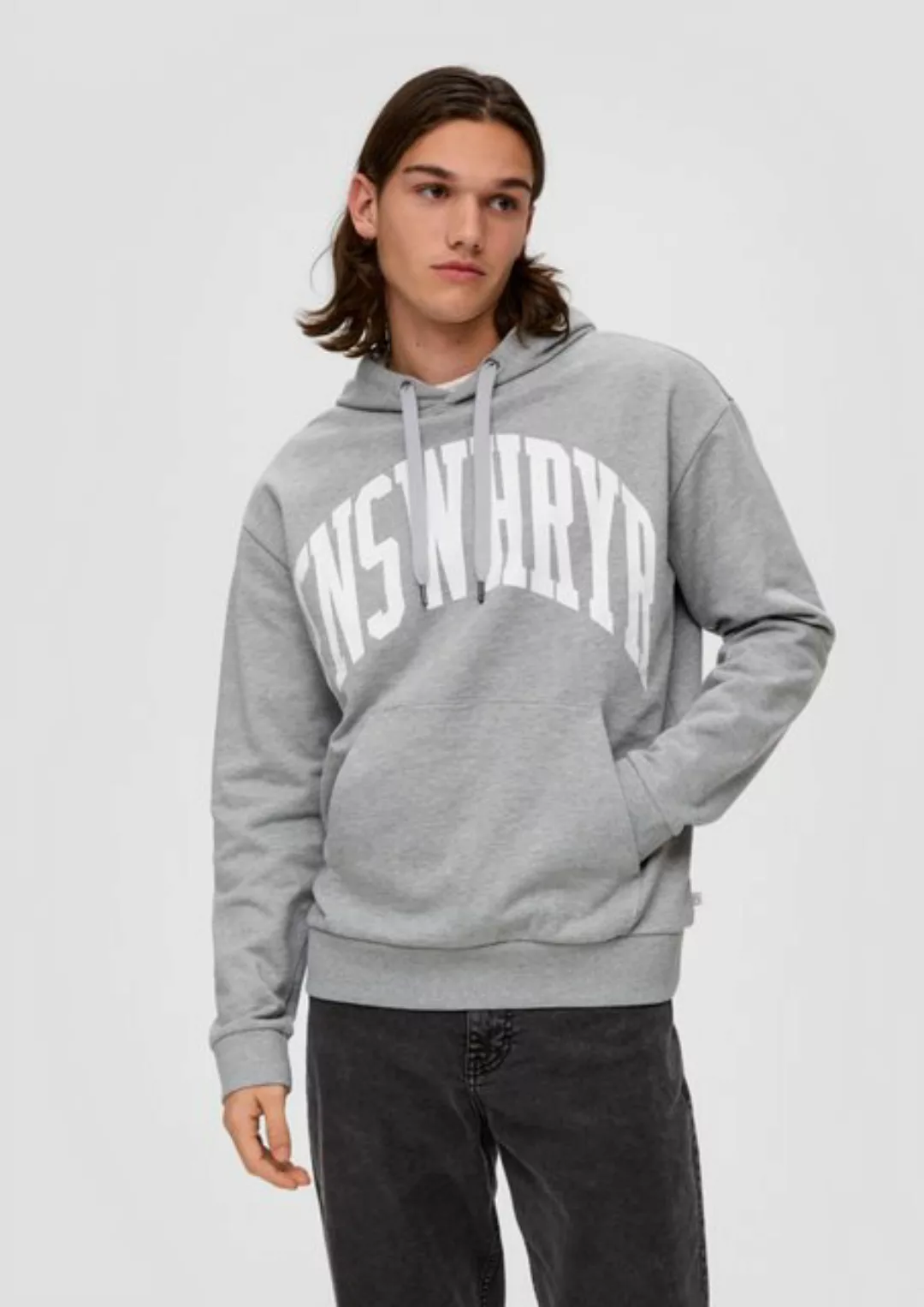 QS Sweatshirt Sweatshirt mit Frontprint günstig online kaufen