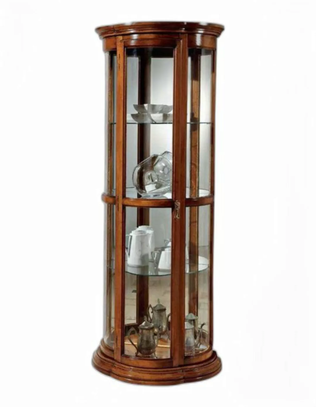 Xlmoebel Vitrine Braun Vitrine Wohnzimmer Holz Möbel Italien (1-St) Hergest günstig online kaufen