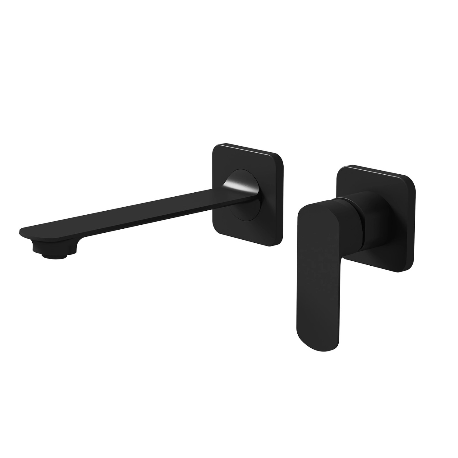 Emke Wand Waschtischarmatur Inklusive Grundkörper 233 x 127 x 110 mm Schwar günstig online kaufen