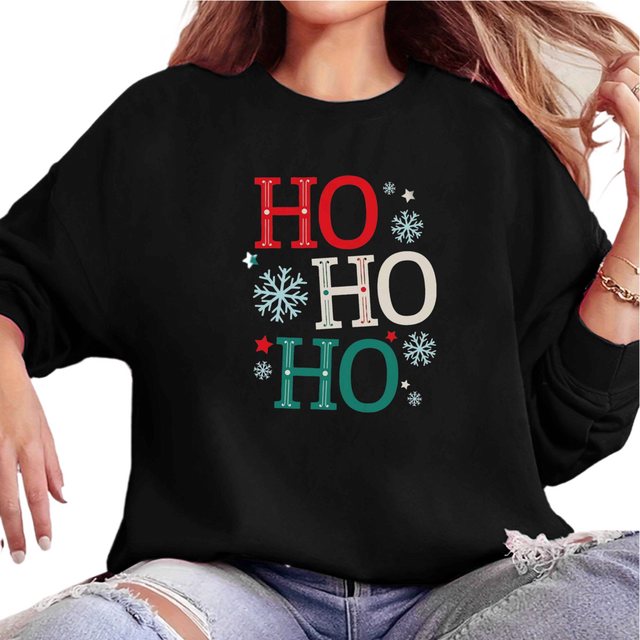 MC Star Weihnachtssweatshirt Weihnachtssweatshirt für Damen mit Aufschrift günstig online kaufen