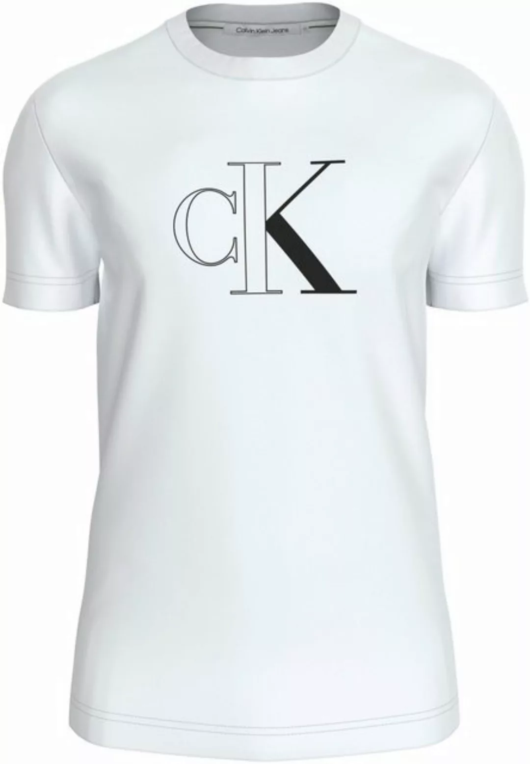 Calvin Klein Jeans T-Shirt OUTLINE MONOLOGO TEE mit Logoprägung günstig online kaufen