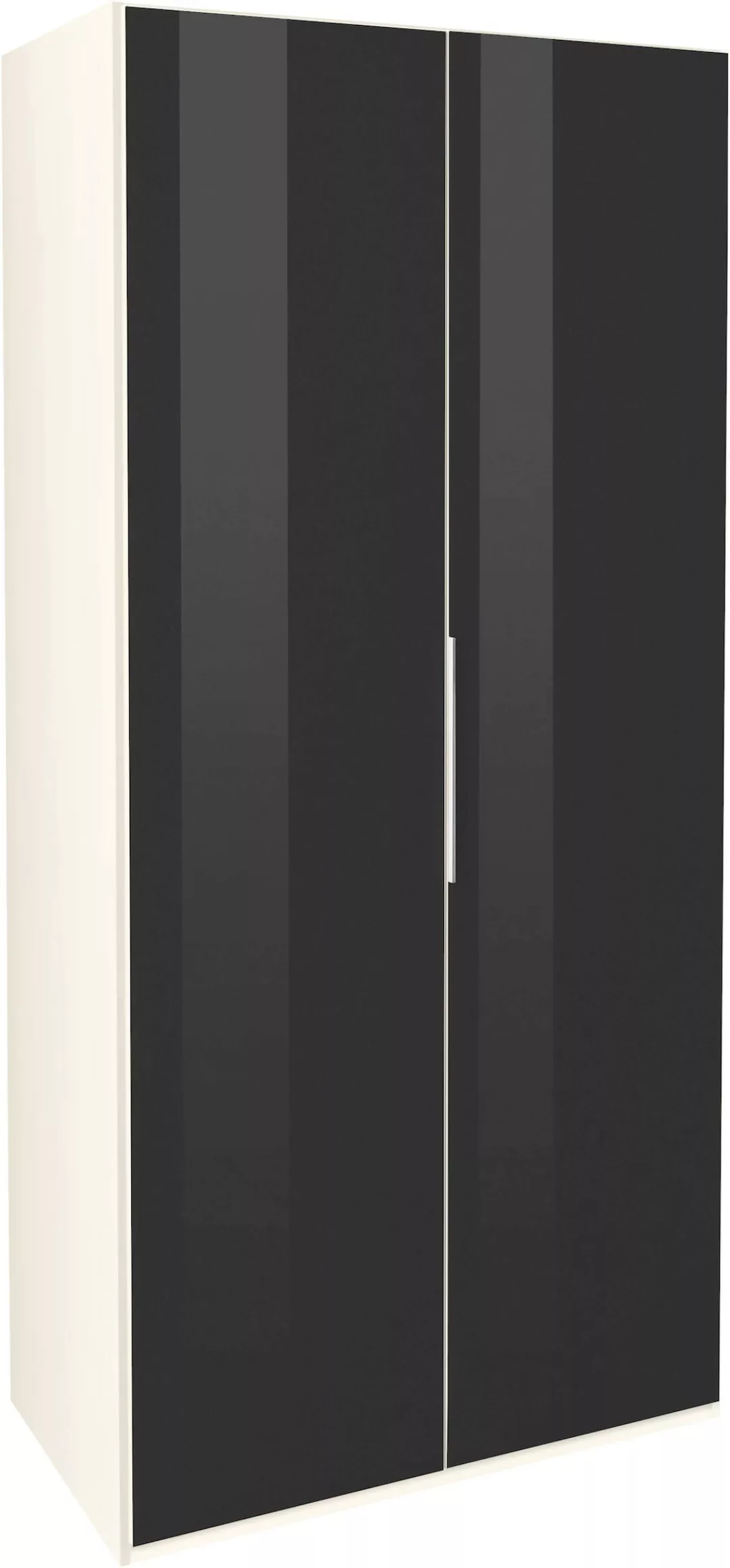 Wimex Kleiderschrank Level (1-St) 100cm weiß glasgrau günstig online kaufen