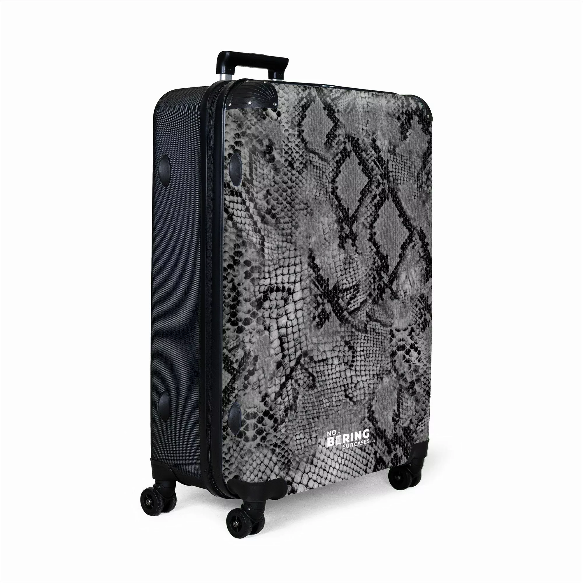 NoBoringSuitcases.com© Hartschalen-Trolley Tiermuster - Schlange - günstig online kaufen
