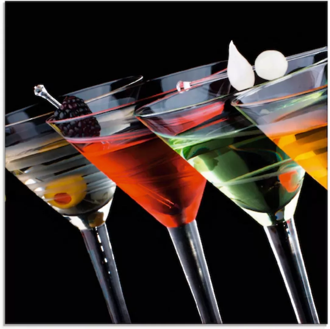 Artland Glasbild "Klassische Martini - Cocktail", Getränke, (1 St.), in ver günstig online kaufen