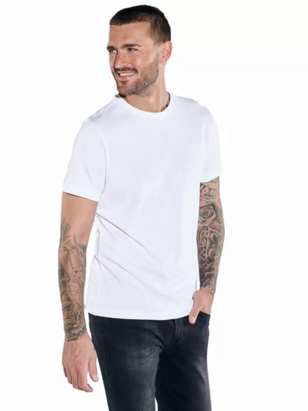 emilio adani T-Shirt T-Shirt uni günstig online kaufen