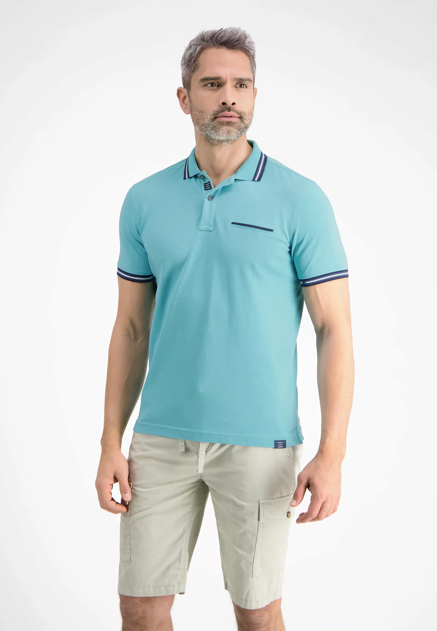 LERROS Poloshirt "LERROS Poloshirt in Struktur-Piqué" günstig online kaufen