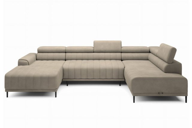 Friderik-EU Ecksofa CALDO XL U-formig Bettkasten 342 cm Schlaffunktion Rela günstig online kaufen